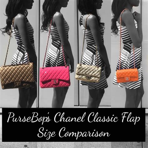 chanel classic flapsizes|Chanel classic flap 25cm.